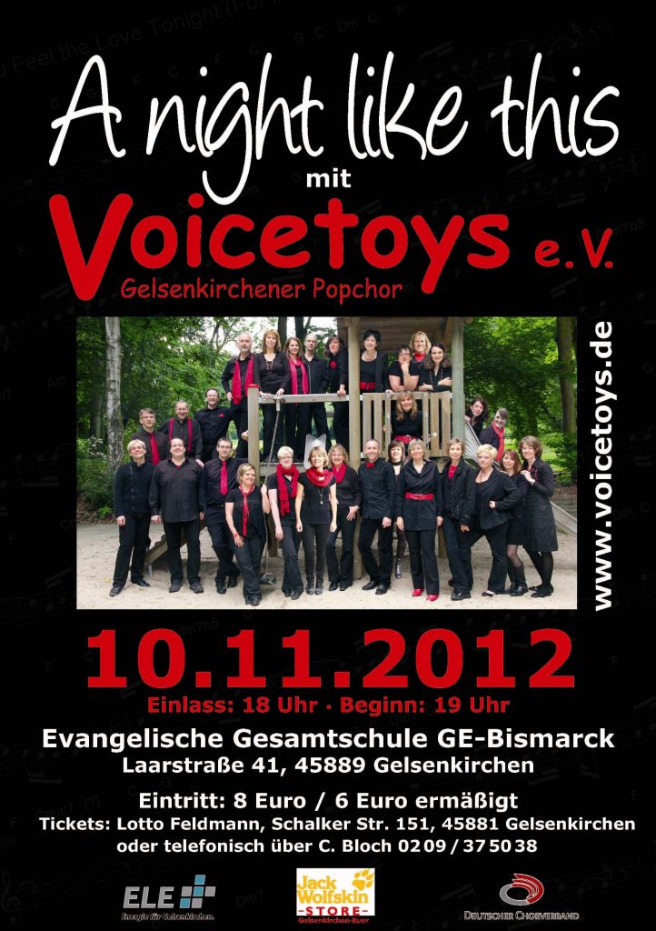 Plakat Konzert November 2012